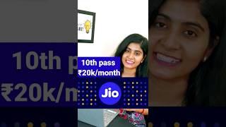 JIO freelance work for 10th pass #workfromhomejob #jiojobs #parttimejob #jobforfreshers