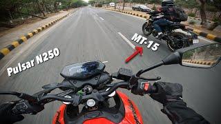 2024 Pulsar N250 vs Yamaha MT15 Ride Comparison : which Bike Is Right For You