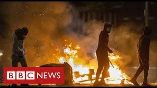 Worst violence in Belfast for years as British and Irish leaders call for calm - BBC News