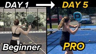 5 DAYS: TRANSFORMING My Girlfriend To PADEL PRO