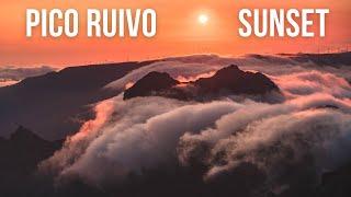 EPIC SUNSET TIMELAPSE AT PICO RUIVO ON MADEIRA ISLAND - DJI MAVIC PRO 2