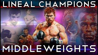 Complete Chronology of Lineal Middleweight Champions - The Man Who Beat The Man