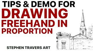 Drawing in Proportion Technique & Demo