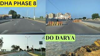 DHA Phase 8 Street Views | Do Darya | Drive Thru | Sunday Vibes 