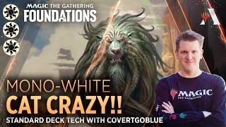 FOUNDATIONS - Cat Crazy!! | Standard Deck Tech with CovertGoBlue | MTG Arena