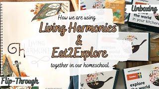 Living Harmonies Music Curriculum Flip Through Eat2Explore Unboxing & How I'm Using Them Together