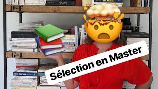 LA SÉLECTION EN MASTER (de Psychologie)