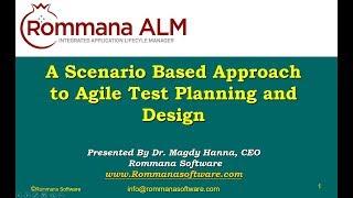 ALM Tools | A Scenario Based Approach to Agile Test Planning and Design