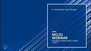 Webinar MCL31 Dermablate Dr. André Steps - Part1: Principles of daily erbium routine - Ablation