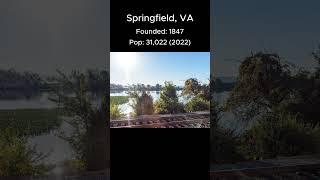 Random US Towns: Springfield, VA #shorts