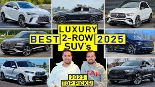 BEST 2-Row Luxury Midsize SUVs for 2025 -- Our Expert RANKING After Reviewing ALL of Them!