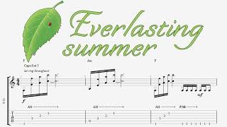 Everlasting Summer - Main Theme - Fingerstyle Guitar Tabs