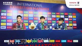 แถลงข่าวการแข่งขันฟุตบอลอุ่นเครื่อง International Exhibition Matches | ทีมชาติไทย พบ สปป.ลาว