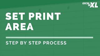 How to Set Print Area (Page setting for printing) in MS Excel | Step by Step Process