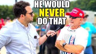 Comedian Fact-Checks MAGA Idiot to His Face, Watch His Reaction