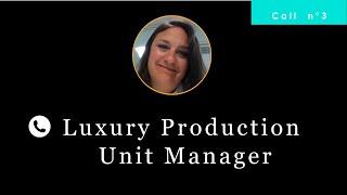 Beyond the crisis, our jobs tomorrow - Meet Aurore, Luxury Production Unit Manager in France