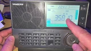 Sangean ATS-909X2 Tuning tips 3000 - 4000 kHz Shortwave including 80 meters amateur radio band