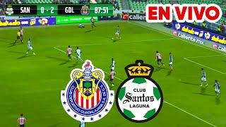  CHIVAS VS SANTOS EN VIVO Y EN DIRECTO / LIGA MX APERTURA 2024