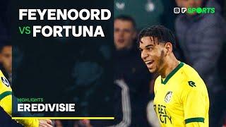 Santiago Gimenez redt punt in slotfase - Samenvatting:  Feyenoord - Fortuna