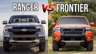 2025 Ford Ranger vs 2025 Nissan Frontier Compared | Truck Battles! | MotorNation