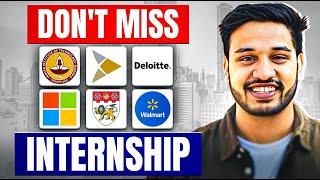 Internship for College Students | Off-Campus Hiring 2025 | Microsoft, BNY, Walmart, Deloitte