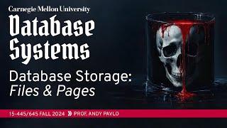 #03 - Database Storage: Files & Pages  Neon Database Talk (CMU Intro to Database Systems)