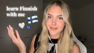 ASMR learn Finnish with me | PART 2