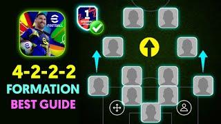 How To Build PERFECT Quick Counter 4-2-2-2 (2 AMF) Squad Building In eFootball 2025 