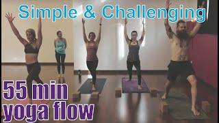 55 Minute Yoga Class - Simple & Challenging