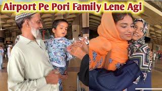 Airport Se Pori Family Receive Karne Agyi 🫶 Landed  in Karachi