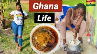 Ghana Life Vlog 2022 | A Typical Week in Ghana - Cooking and Eating Traditional Ghana Food in Africa