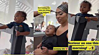 SAVI BABY LOVES HIS MOMMY MORE THAN HIS DAD???