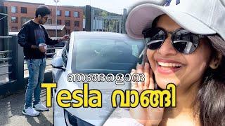 We bought a Tesla | Our car delivery day | Norway malayalam vlog