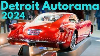 DETROIT AUTORAMA 2024 - RIDLER AWARD SHOW 1+ Hour of Custom Cars, Hot Rods, Muscle Cars & More in 4K