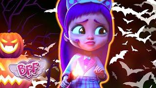  HALLOWEEN  THE GHOST STUDENT PART 2  BFF  NEW Episode   CARTOONS for KIDS in ENGLISH 