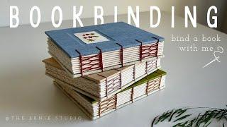 Bookbinding, bind a book with me  my first video