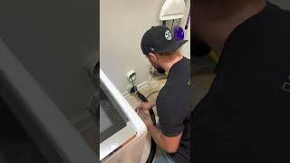 Cleaning a dryer vent from the inside with the vent vision kit