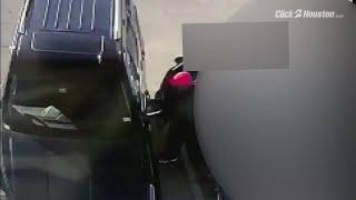 Surveillance video of bank jugging