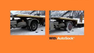 AutoSock Snow Sock Tire Traction Device | Tire Chain Alternative for Semi Truck