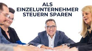 Als Einzelunternehmer Steuern sparen