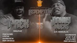 T-REX VS DANNY MYERS SMACK/ URL RAP BATTLE | URLTV