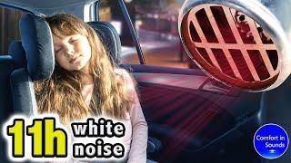 White noise, fall asleep instantly, car ride, car heater noise for sleeping, studying, relaxing