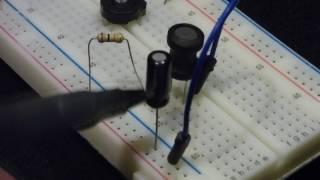 Quick electronics LC tank circuit demonstration using my new digital oscilloscope