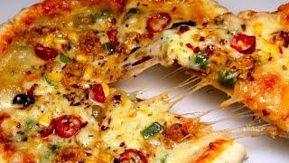 Chicken Pizza, Double Cheese Pizza By Recipes of the World