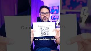 Cómo crear un código QR de tu red WiFi - Compartir internet WiFi