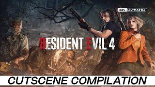 Resident Evil 4 (2023) | 4K |  | Full Game Cutscenes | Movie | Microsoft Xbox Series X