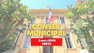 Conseil municipal du 3 mars 2025 à 19h30