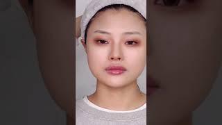 Square face shape is like this makeup makeup tutorial no beauty no filter  #shorts