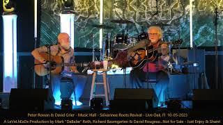 Peter Rowan & David Grier - Music Hall - Suwannee Roots Revival - Live Oak, Fl  10-05-2023