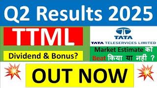 TTML Q2 results 2025 | TTML results today | TTML Share News | TTML Share latest news